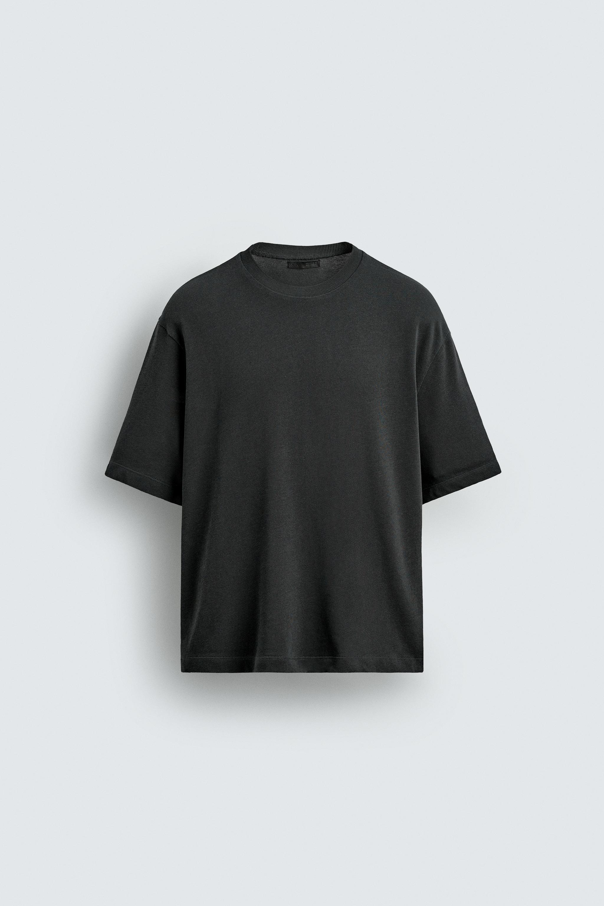 BOXY FIT KNIT T-SHIRT